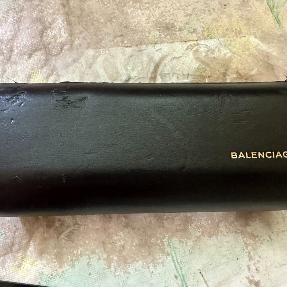 Balenciaga Black Sunglasses Glasses Case Holder